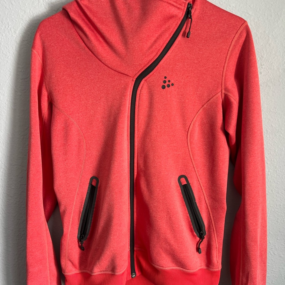 Craft Red Fleece with Black Trim